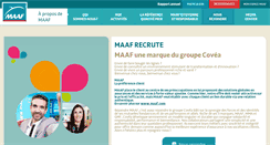 Desktop Screenshot of maaf-recrute.com
